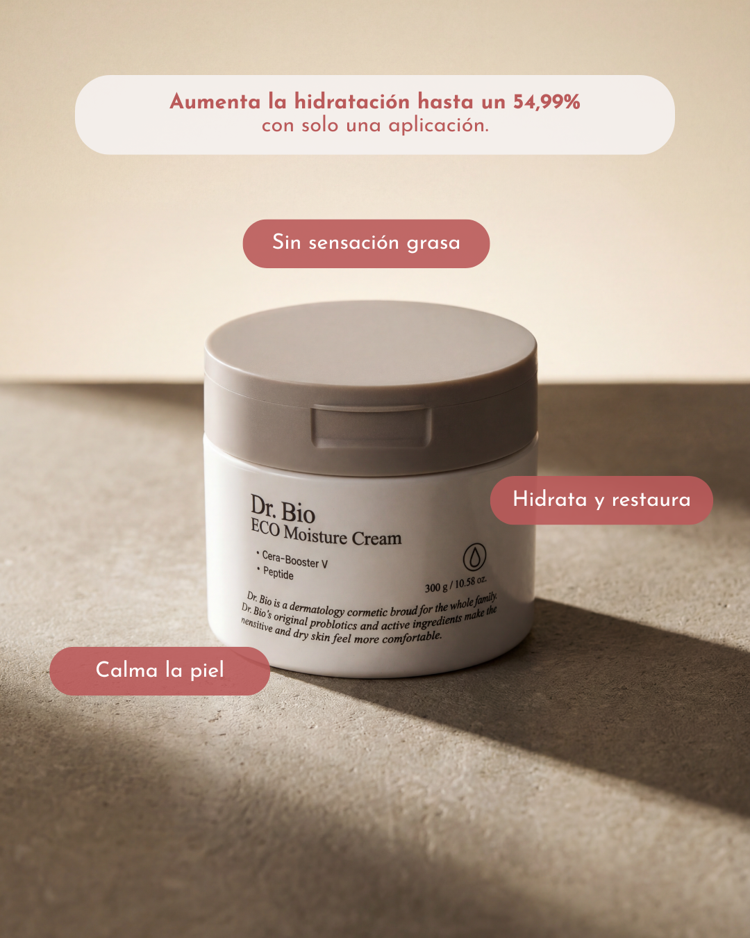 Dr. Bio ECO Moisture Cream | Crema Hidratante Familiar | 300g